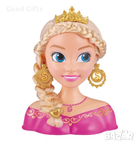 Детска Кукла глава с аксесоари за прически, снимка 3 - Кукли - 42903459