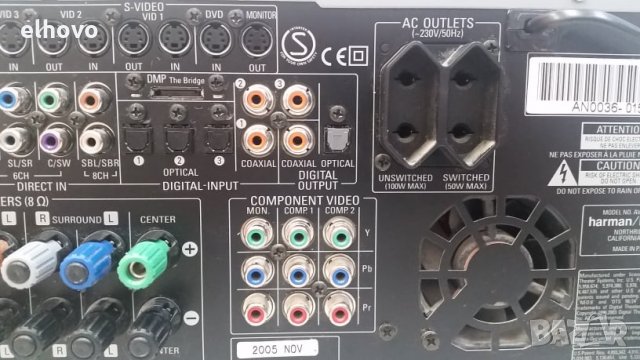 Ресивър Harman/Kardon AVR 340, снимка 6 - Ресийвъри, усилватели, смесителни пултове - 29680318