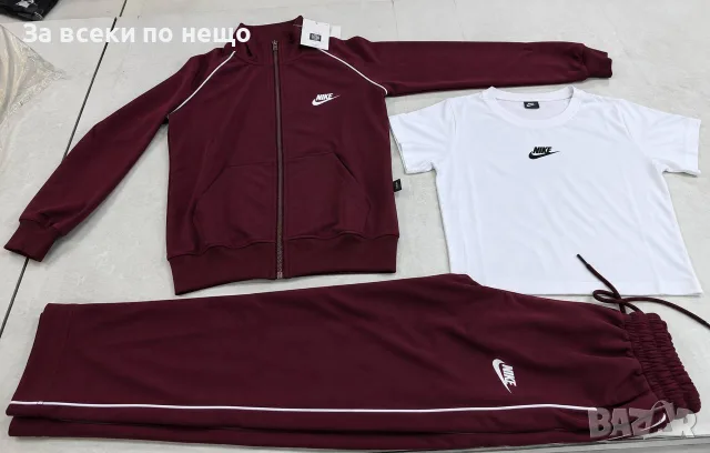 Nike Дамски Спортен Комплект С Гумирано Лого🔝Дамски Спортен Екип Найк - Различни Цветове Код PAO-30, снимка 9 - Спортни екипи - 56132295