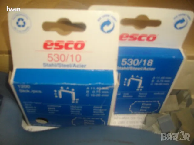 НОВ Made in ITALY ESCO 100 Electronic ИТАЛИАНСКИ ОРИГИНАЛЕН ЕЛЕКТРИЧЕСКИ ТАКЕР КОМБИНИРАН 8-20мм , снимка 4 - Други инструменти - 49292131