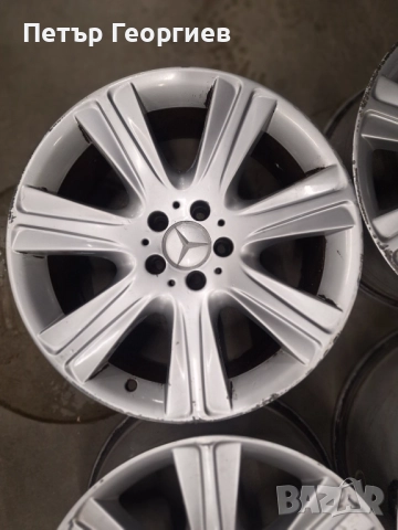 ОРИГИНАЛНИ АЛУМИНИЕВИ ДЖАНТИ МЕРЦЕДЕС S КЛАСА W222 СПОРТ ПАКЕТ-5x112х66.6-19цола, снимка 4 - Гуми и джанти - 52839958