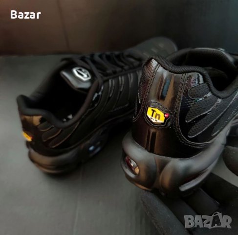 Nike TN Black Нови Мъжки Обувки Маратонки Размер 43 Номер 27.5см Стелка Черни vapormax , снимка 4 - Маратонки - 40699158