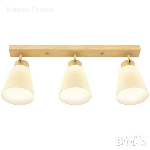 LED таванна лампа HOMCOM, 40W, снимка 12 - Лампи за таван - 56149087