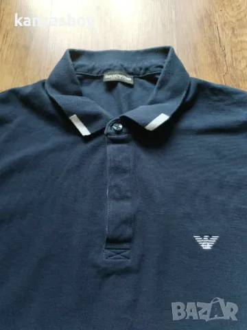EMPORIO ARMANI POLO - страхотна мъжка тениска XL, снимка 2 - Тениски - 50197270