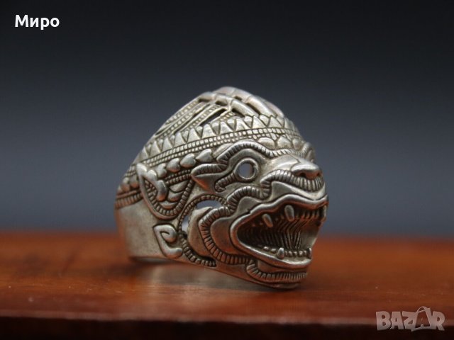 ЩАСТИЕ БОГАТСТВО "ПИКСИО" ЛЪВ ЗВЯР ПРЪСТЕН КИТАЙ ТАЛИСМАН АМУЛЕТ  АЗИЯ , снимка 3 - Пръстени - 42025985