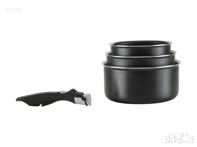 НОВИ! Комплект тенджери със сваляща се дръжка 4 части , снимка 4 - Съдове за готвене - 54145361