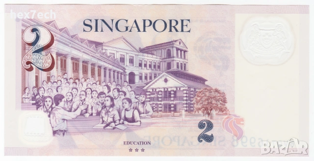 ❤️ ⭐ Сингапур 2006-2024 2 долара полимер ⭐ ❤️, снимка 3 - Нумизматика и бонистика - 53963412