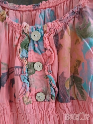 Лятна рокля от памук + подарък две блузи, снимка 3 - Рокли - 51089079