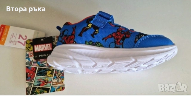 Нови оригинални детски маратонки Primark Marvel 27 номер, снимка 5 - Детски маратонки - 54218956