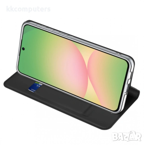DUX DUCIS Skin Pro Кожен Калъф за Samsung Galaxy A57 5G - Слот за карта, Стойка, Скрит магнит, 3 цвя, снимка 7 - Калъфи, кейсове - 53973939