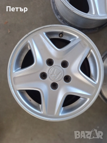 ОРИГИНАЛНИ АЛУМИНИЕВИ ДЖАНТИ  ЗА ХОНДА -5х114,3х64-15цола, снимка 5 - Гуми и джанти - 51760033