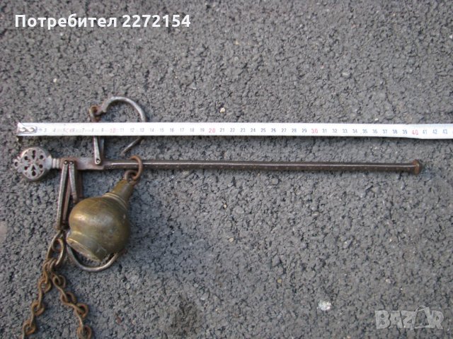 Малък османски кантар везна, снимка 2 - Антикварни и старинни предмети - 30105895