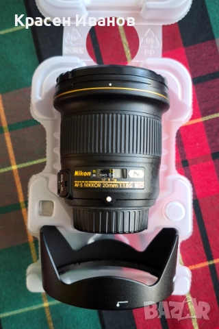 Обектив AF-S NIKKOR 20 mm f/1,8G ED