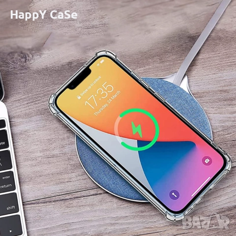 Apple iPhone 17 / Pro / Max / Air / Удароустойчив MagSafe силиконов кейс гръб калъф, снимка 6 - Калъфи, кейсове - 51812885