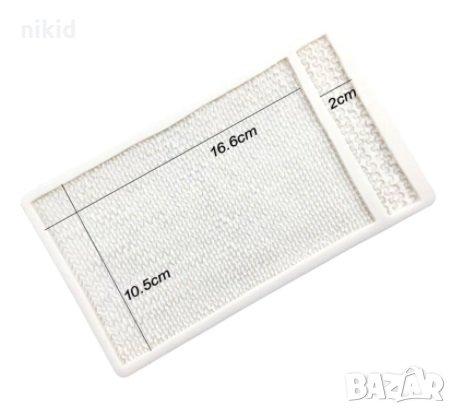 Голяма ситна плетка плетиво текстура силиконов молд форма декорация торта фондан шоколад украса, снимка 3 - Форми - 30720868