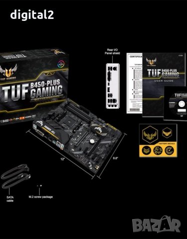 Дънна платка / ASUS TUF B450-Plus GAMING - TUF B450-PLUS GAMING , снимка 6 - Дънни платки - 32057406