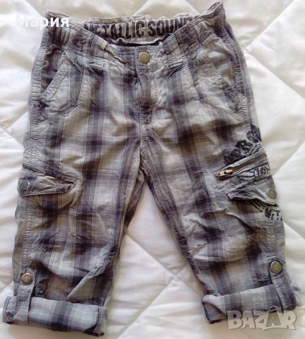 H&M панталонче/бермуди 2 в 1 за пролет-лято, размер 3-4 г./104 см., снимка 3 - Детски къси панталони - 29205585