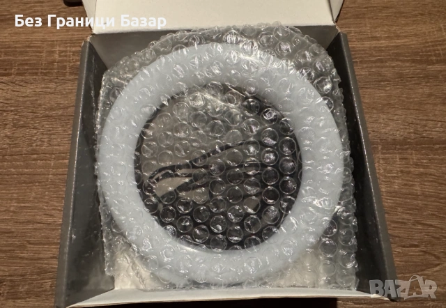 Нова LED Ring Light Kit – Кръгла лампа за грим, снимки и видео (модел S16), снимка 3 - Чанти, стативи, аксесоари - 53363995