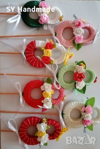 Цветни осмици  , снимка 2 - Декорация за дома - 44450899