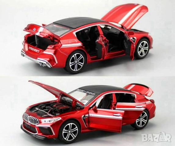 Метални коли BMW M8 MH8-800 Manhart, снимка 6 - Колекции - 52670056