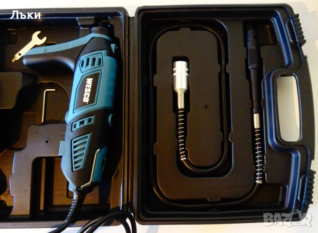 Шлифовалка Wesco с гъвкав вал,удължител. 