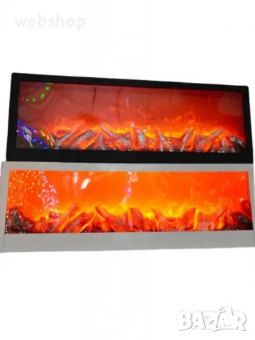 LED Декоративна електрическа камина с ефект на пламък , снимка 4 - Лед осветление - 47981150