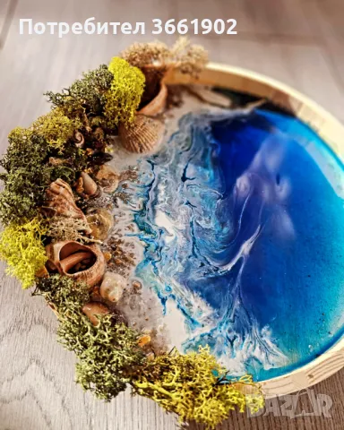 Жива картина Ръчна изработка Скандинавски мъх , снимка 14 - Картини - 39895881
