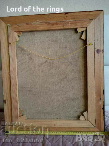 Красива авторска картина. Масло върху платно с подпис, снимка 5 - Картини - 44655025