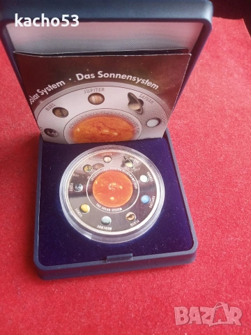 1 долар 2009 г. -СЛЪНЧЕВА СИСТЕМА , о-ви Кук.