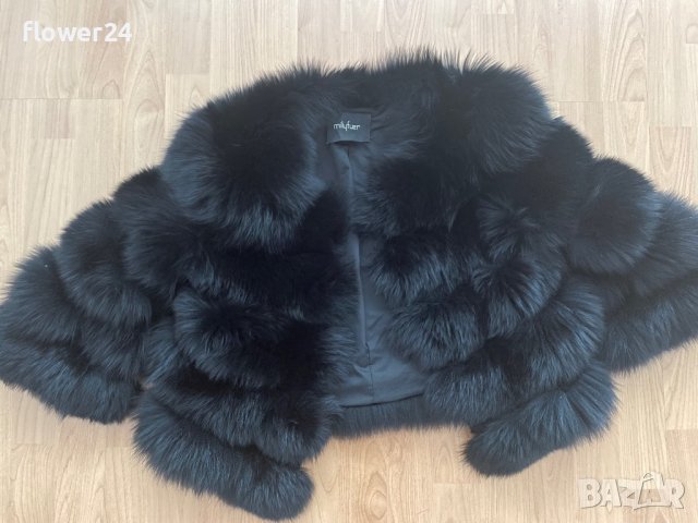 Палто от естествена кожа лисица