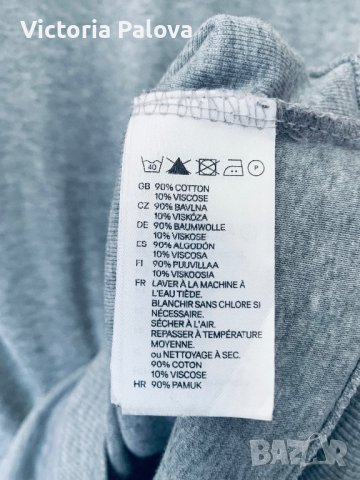 Тънка блуза памучно трико H&M, снимка 2 - Блузи с дълъг ръкав и пуловери - 42841034