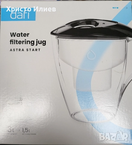 Кана за филтриране на вода Филтърна кана Dafi Astra