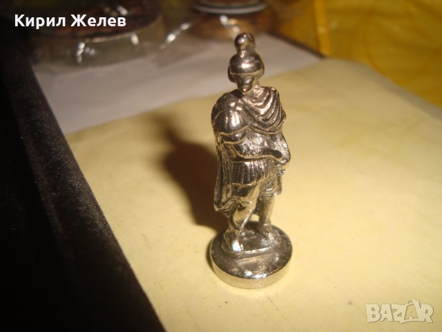 СТАРА МЕТАЛНА ФИГУРКА РИЦАР ВОИН РЯДКА СТАТУЕТКА за КОЛЕКЦИЯ ШАХМАТНА ФИГУРА 24402, снимка 2 - Колекции - 34479513