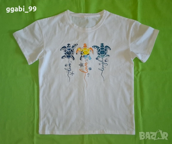 Нови памучни дамски тениски, снимка 5 - Тениски - 52112121