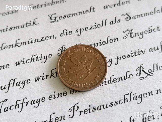 Монета - Германия - 2 пфенига | 1971г.; серия F, снимка 2 - Нумизматика и бонистика - 29161118