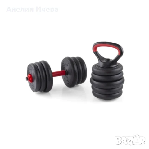 Тренировъчен комплект -тежести, лост и принадлежности , снимка 8 - Други спортове - 51386624