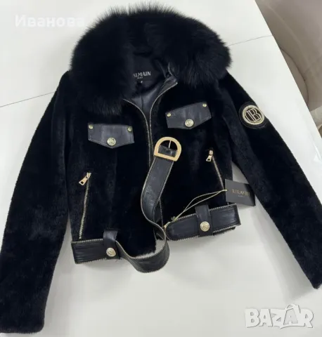 Яке на Balmain естествен косъм