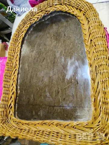 Стол/ фотьойл и огледало от ратан, снимка 5 - Столове - 40314721