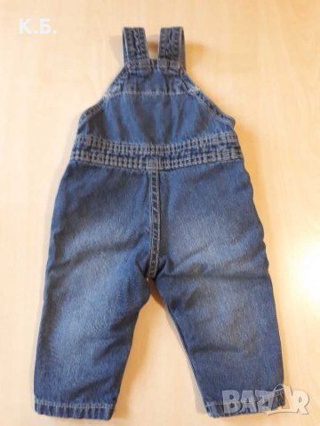 НОВ! Дънков гащеризон LUPILU р-р 62, снимка 4 - Бебешки гащеризони - 30350715