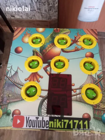  Удряне с чук Детски електронен чук Жабки Игра с чук