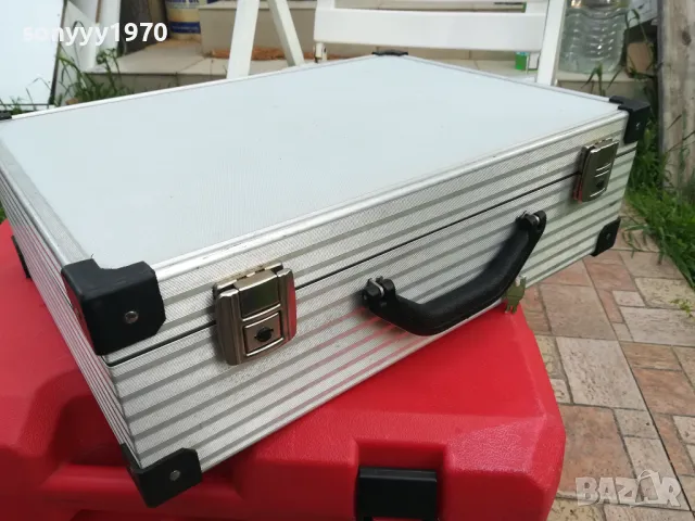 АЛУМИНИЕВ КУФАР-НОВ С 2 КЛЮЧА 2505251813, снимка 3 - Микрофони - 50423052