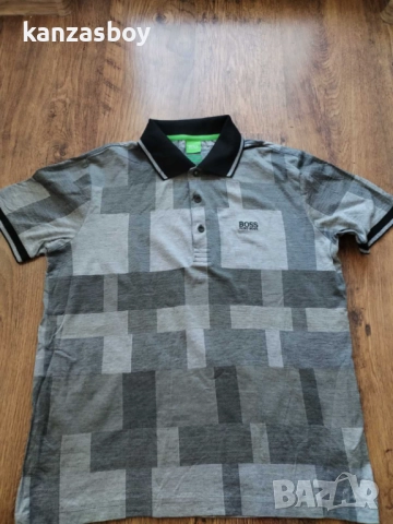 hugo boss green - страхотна мъжка тениска M, снимка 4 - Тениски - 51571044