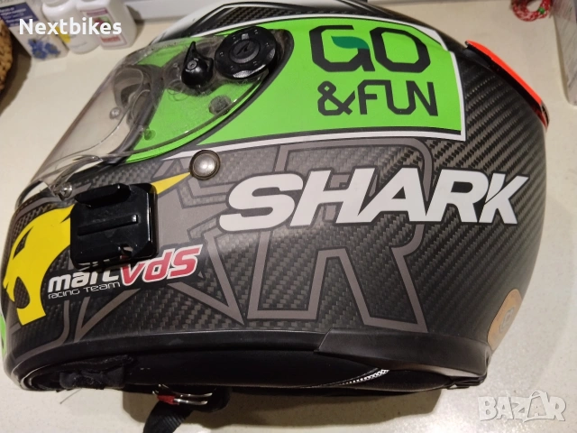 Shark carbon speed -R каска мотоциклет, снимка 6 - Аксесоари и консумативи - 54072203