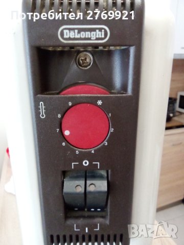 Маслен радиатор Delonghy 2kW , снимка 4 - Радиатори - 44161996