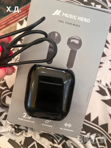 Безжични слушалки music hero, снимка 3 - Слушалки, hands-free - 56059303