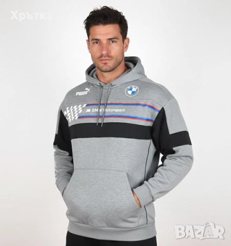 Puma BMW Motorsport - Оригинален мъжки суитшърт размер М, снимка 2 - Суичъри - 48708274