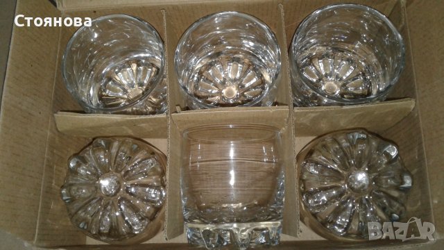 Сервиз - 6 броя стъклени чаши, снимка 7 - Сервизи - 40862156
