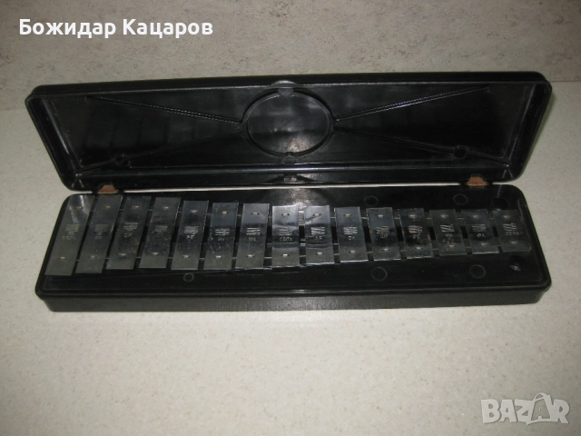 Стар ксилофон- Металофон, произведен в СССР. Цена - 37 лева. Пращам по Еконт., снимка 2 - Ударни инструменти - 51497512