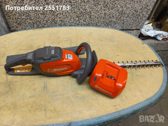 Безчетков 36в акумолаторен храсторез на хусварна