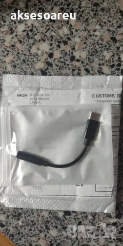 Преходник от USB Тип C към 3,5 мм AUX жак, адаптер за слушалки Usb-C към 3 5 мм жак HiFi аудио стере, снимка 10 - USB кабели - 47632580